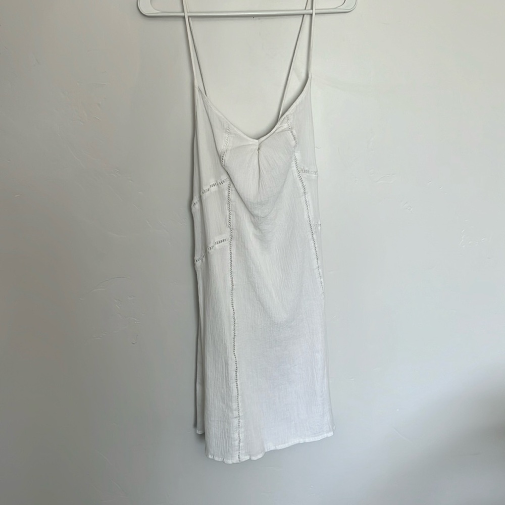 Old Navy White Linen Mini Dress